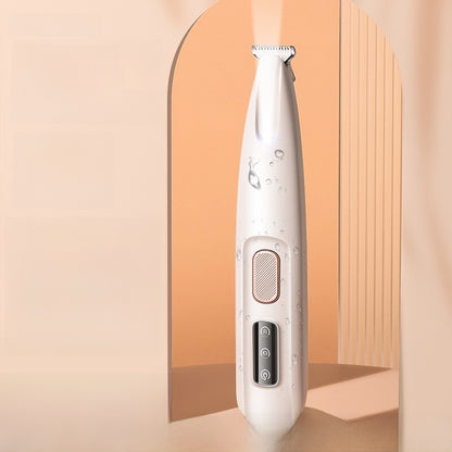 Tondeuse rechargeable pour animaux de compagnie avec lumière LED – Tondeuse silencieuse et étanche pour le toilettage des pattes de chiens et de chats